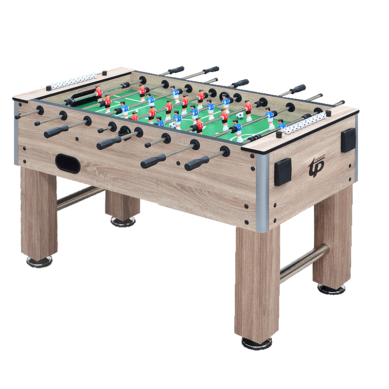 โต๊ะโกล์ โต๊ะฟุตบอลมือหมุน POOL BILLIARD รุ่น V.1  ลายไม้_1
